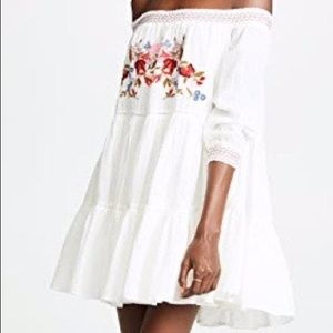 SOLD Free People Sunbeams Mini Dress White